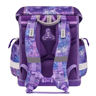 Torba školska Belmil classy with patches violet universe 403-13/AG/PC-2 AK_BEL-3
