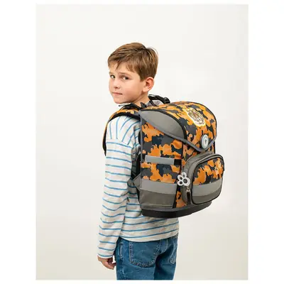 Torba školska Belmil compact orange camouflage 405-41/AG-13 AK_BEL-4