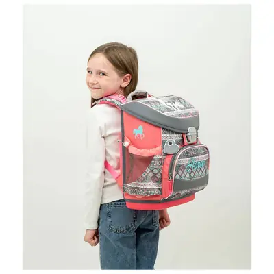 Torba školska Belmil mini-fit horse aruba blue 405-33/AG/PC-8 AK_BEL-4