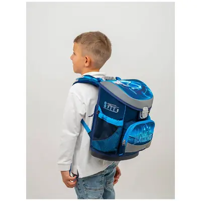 School bag Belmil mini-fit racing blue neon 405-33/AG/PC-16-4