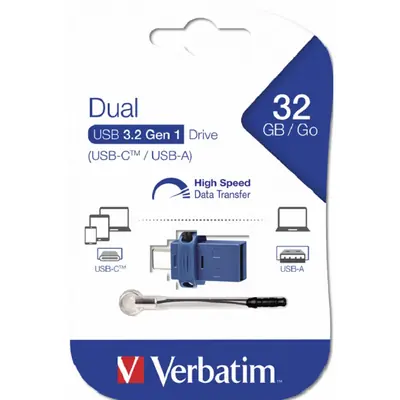 USB stick Verbatim 3.0 #49966, 32 GB dual  USB-C/USB-A