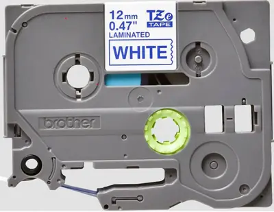 Vrpca Brother p-touch TZE233 12mm white/blue