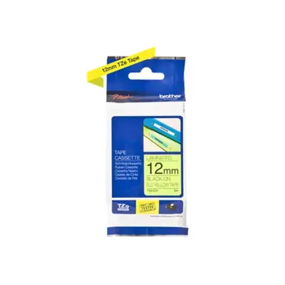 Vrpca Brother p-touch TZEC31 12mm black/fluo. yellow
