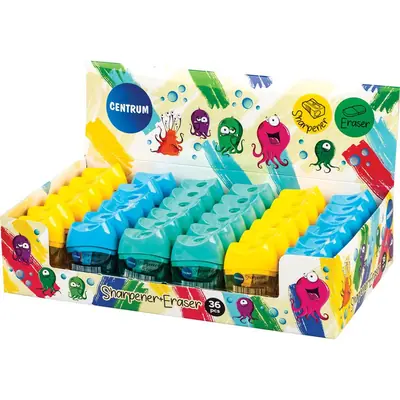 Sharpener Centrum plastic with tank, sorted 36/1 87418-1