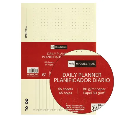 Planner daily Miquelrius A5 80g 65sh ToDo collection MR28158-1