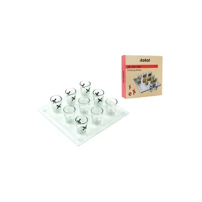 Društvena igra iTotal Tic Tac Toe sa staklenim čašama 18+ XL2647
