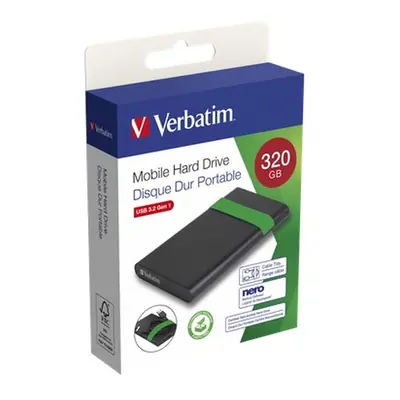 Externi hard disk Verbatim #53110 obnovljeni (refurbished) 320GB USB 3.2 Gen1, crni-3