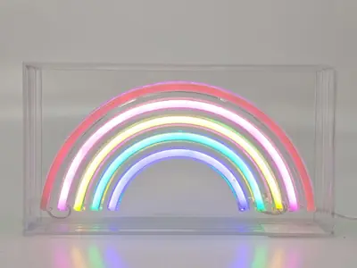 Lampa natpis iTotal LED Rainbow neon XL2764