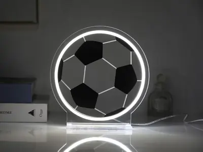 Lamp in the shape of a soccer ball iTotal LED white color XL2761H