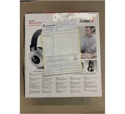 Outlet artikl- B grade Slušalice Genius HS-05A sa mikrofonom-1