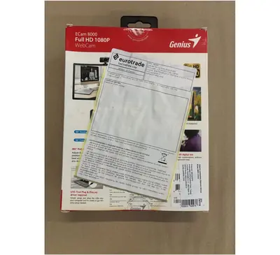 Outlet artikl- B grade  Webcam Genius ECam 8000 crvena-1