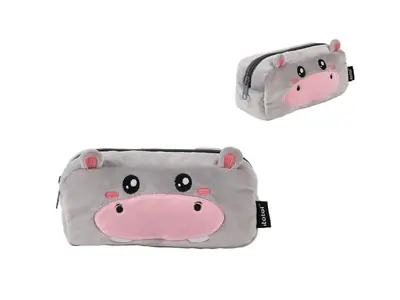 Pernica iTotal plišana Hippo siva XL2864