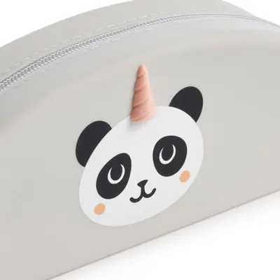 Pernica Miquelrius Back2Fun silikonska panda siva MR16581-2