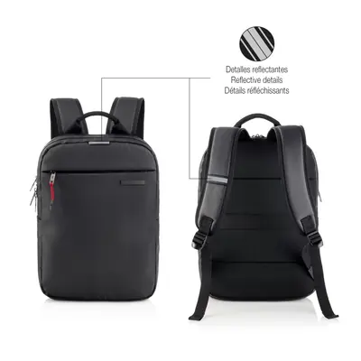 Ruksak za prijenosno računalo Miquelrius crna 16" S 32x43x5,5cm MR16982-1