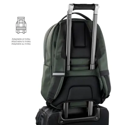 Backpack for laptop Miquelrius green M 38x46x13cm MR16981-3
