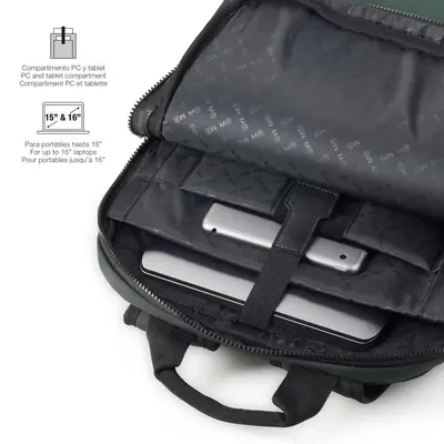 Backpack for laptop Miquelrius green S 32x43x5,5cm MR16983-4