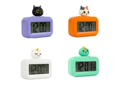 Sat budilica iTotal Unicorn digitalni bijeli XL2838-1