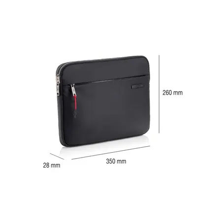 Laptop bag Miquelrius black 13" and 14" 35x26x2.8cm MR16986-1