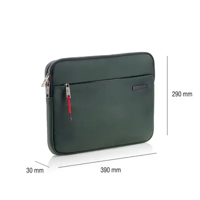Laptop bag Miquelrius green 15" and 16" 39x29x3cm MR16987-1