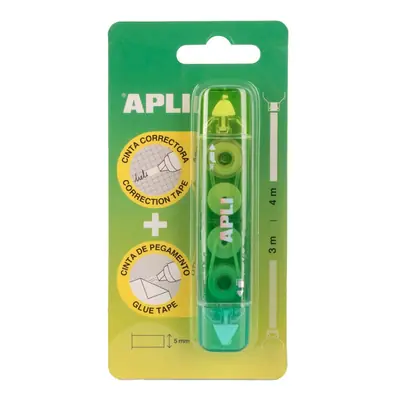 Corrector and glue roller Apli green 20011