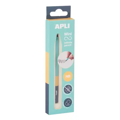 Pencil Apli mini tricolor infinite Aquamarine 19961