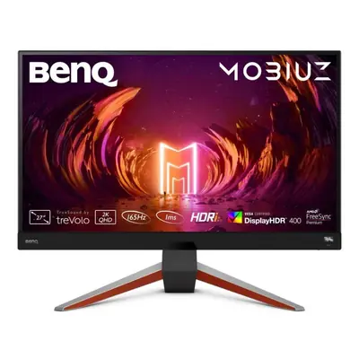 Monitor LED 27" BenQ EX2710Q Mobiuz, IPS, 2560x1440 QHD, 1ms, 165Hz, HDMIx2, DP, USB 3.0x2, treVolo, HAS, Swivel, HDRi, FreeSync