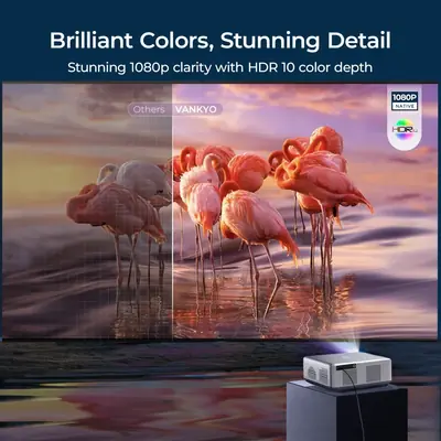 Projektor Vankyo V700G + platno 100" - FHD 1080P, 400 ANSI, Google TV, Dolby Audio-7