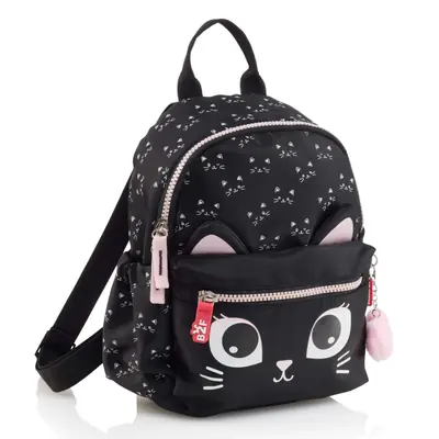 Ruksak mini Miquelrius Back2Fun 2 odjeljka kitten crni 5L MR19364