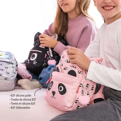 Ruksak mini Miquelrius Back2Fun 2 odjeljka panda rozi 5L MR19554-1
