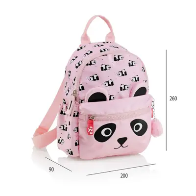 Ruksak mini Miquelrius Back2Fun 2 odjeljka panda rozi 5L MR19554-4