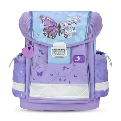 School bag Belmil Classy purple blue butterfly 403-13/AG/61