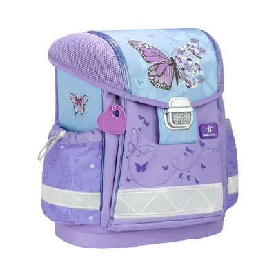 School bag Belmil Classy purple blue butterfly 403-13/AG/61-3