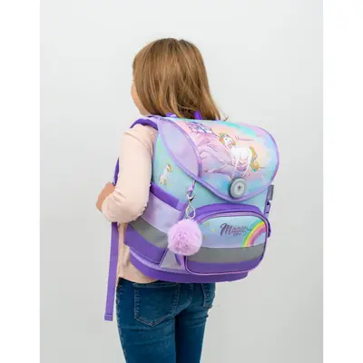 Torba školska Belmil compact rainbow unicorn magic 405-41/AG-4-4