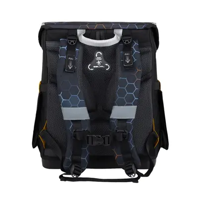 School bag Belmil Compact with patches Dragon-4
