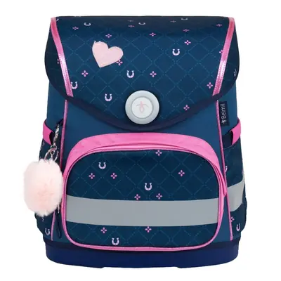 Torba školska Belmil compact with patches meet your horses 405-41/AG/B/2