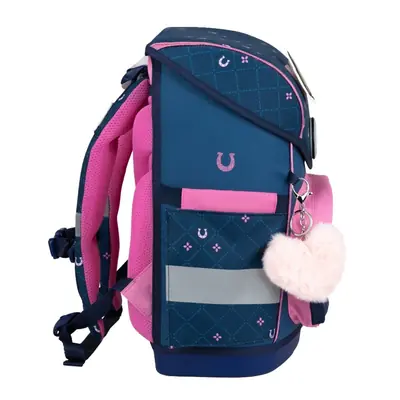 Torba školska Belmil compact with patches meet your horses 405-41/AG/B/2-1