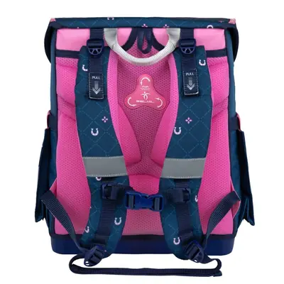 Torba školska Belmil compact with patches meet your horses 405-41/AG/B/2-2