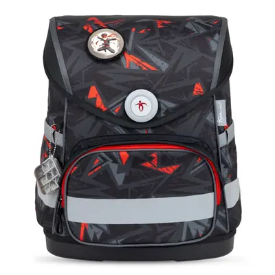 Torba školska Belmil compact with patches ninja 405-41/AG/B/4