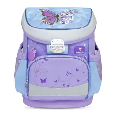 Torba školska Belmil mini-fit purple blue butterfly 405-33/AG/8