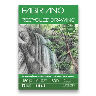 Blok Fabriano reciklirani 21x29,7 (A4) 160g 60L ljepljeni top side 19100757