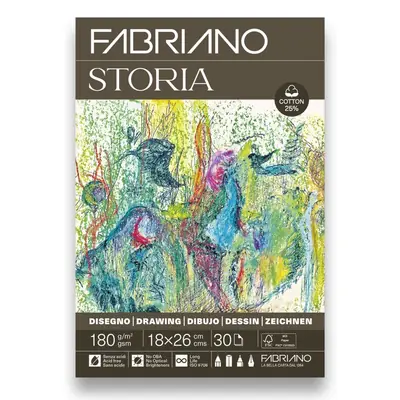 Blok Fabriano Storia 18x26 180g 30L ljepljeni top side 19100732