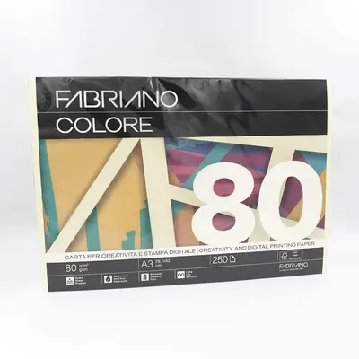 Papir Fabriano Colore A3/80g banana 250L 75029742 soft
