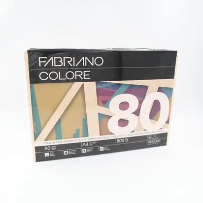 Paper Fabriano colore A4/80g albicocca 500L 75221297