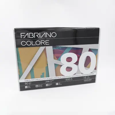Papir Fabriano Colore A4/80g grigio 500L 75821297 soft