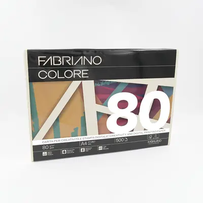 Papir Fabriano Colore A4/80g onice 500L 75621297 soft