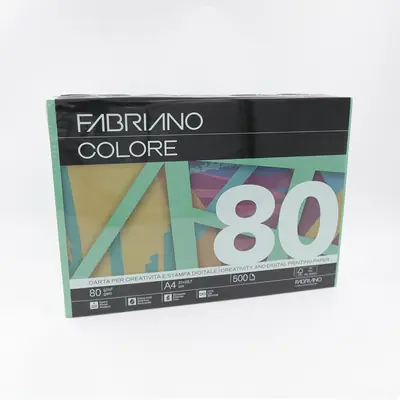 Papir Fabriano Colore A4/80g verde 500L 74121297