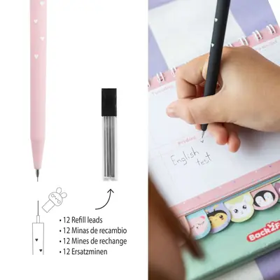 Mechanical Pencil Miquelrius Back2Fun Bunny Pink MR12024-4