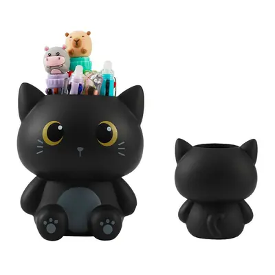 Čaša za olovke iTotal Cat crna 3D XL3014
