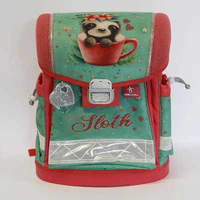 Damaged school bag Belmil classy cute sloth 403-13/AG/6 AK_BEL