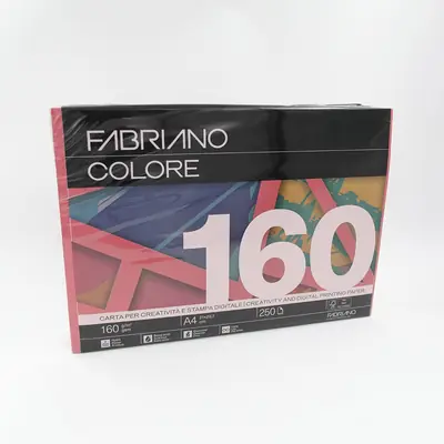 Papir Fabriano Colore A4/160g rosso 250L 74516021 bright